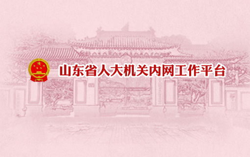 山東省人大內(nèi)網(wǎng)平臺(tái)